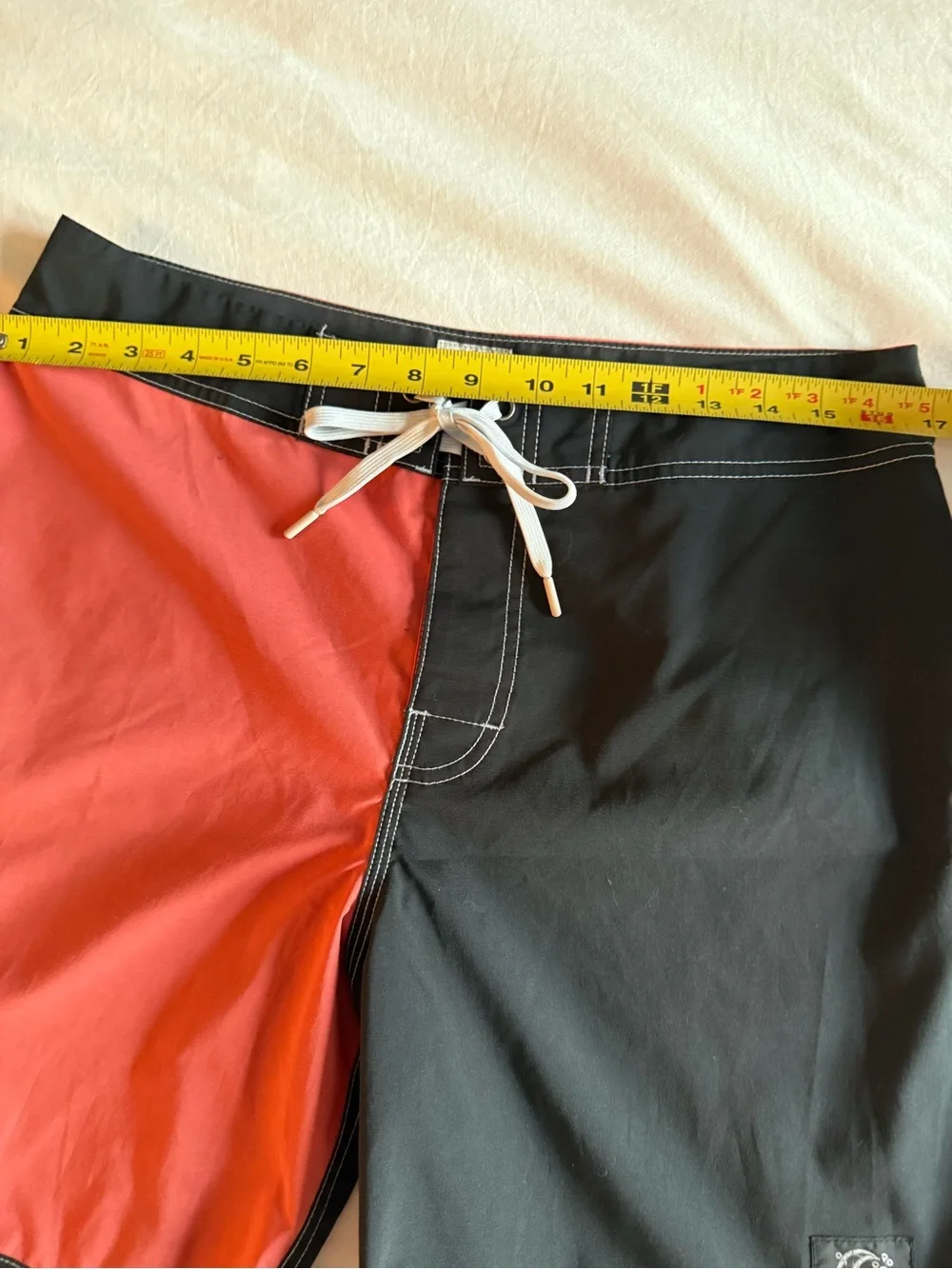 Quiksilver Premium Board Shorts Size 31 Colorblock Surf Swim Beach Trunks